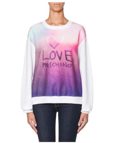 Love Moschino Sweatshirts - Purple