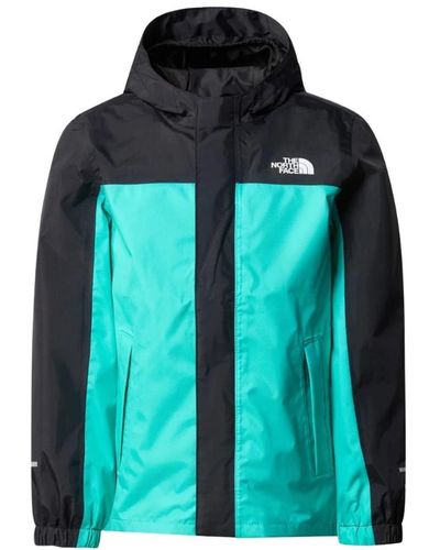 The North Face Jackets > rain jackets - Bleu