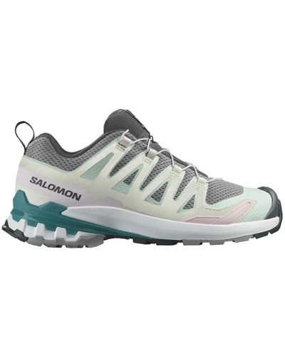 Salomon 3d v9 aqua trail zapatillas de running - Gris