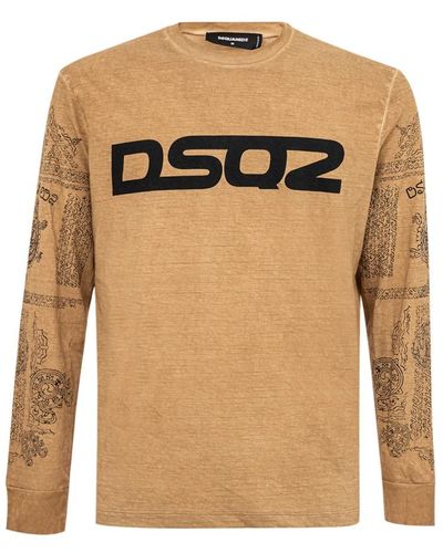 DSquared² Long Sleeve Tops - Brown