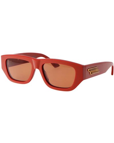 Bottega Veneta Stylische sonnenbrille bv1252s - Rot