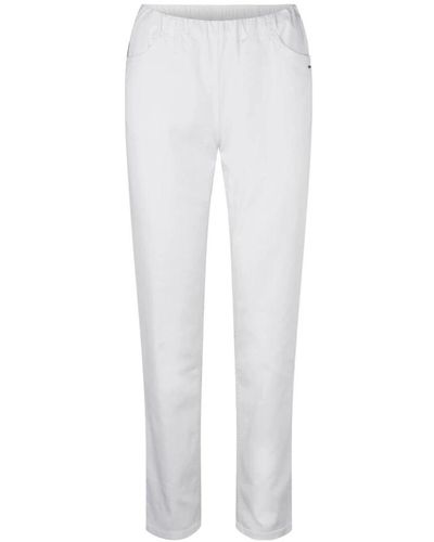 LauRie Slim-fit trousers - Weiß