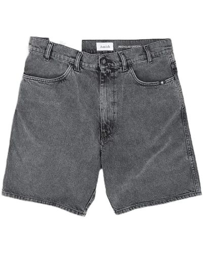 AMISH Shorts > denim shorts - Gris