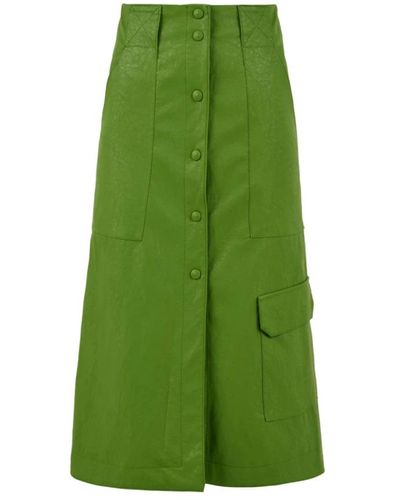 Beatrice B. Midi Skirts - Green