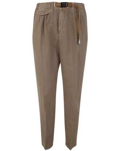 White Sand Tapered Trousers - Grey
