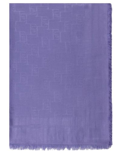 Elisabetta Franchi Winter Scarves - Purple