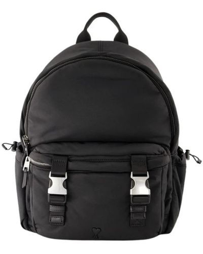 Ami Paris Backpacks - Black