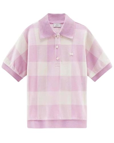 Woolrich Polo Shirts - Pink