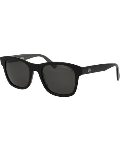 Moncler Stylische sonnenbrille ml0192 - Schwarz