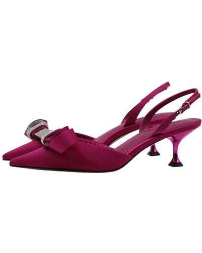 Lola Cruz Shoes > heels > pumps - Rose