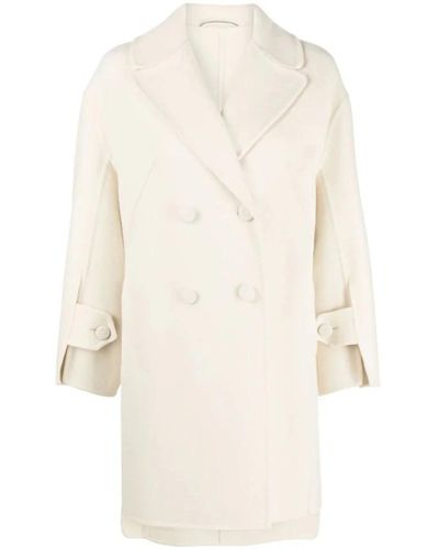 Ermanno Scervino Coats > double-breasted coats - Neutre