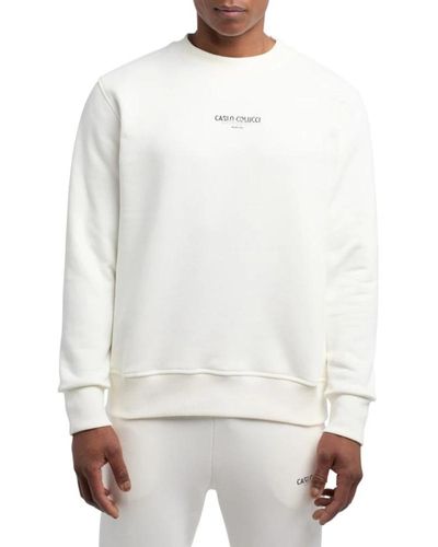 carlo colucci Basic sweater - weiß