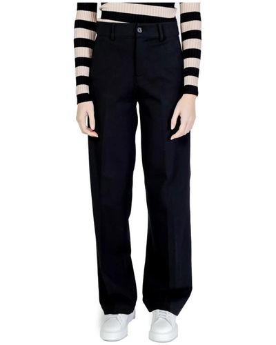 Street One Straight Trousers - Black