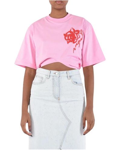 MSGM T-Shirts - Pink