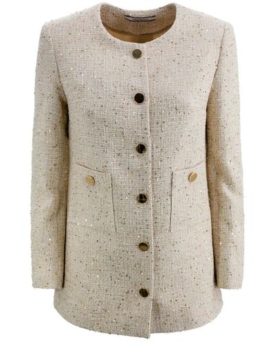 Tagliatore Coats > single-breasted coats - Neutre