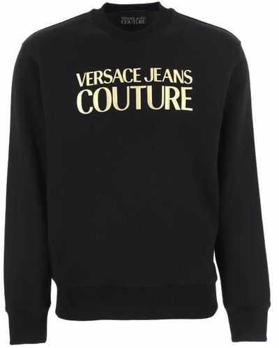 Versace Schwarze pullover für männer