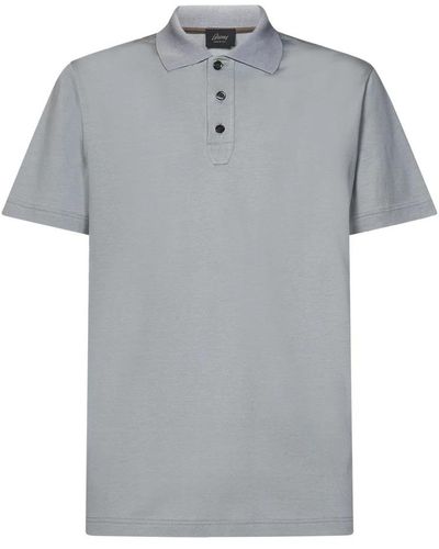Brioni Polo Shirts - Gray
