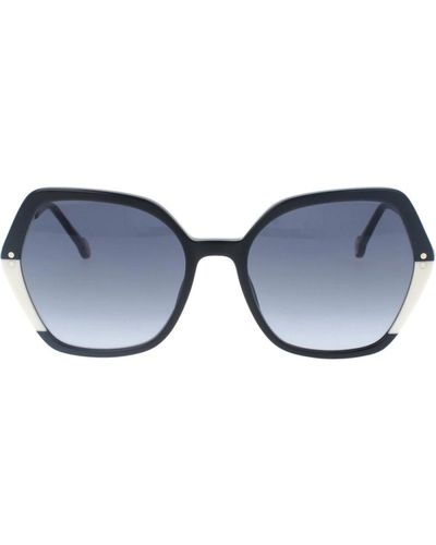 Carolina Herrera Sonnenbrille mit verlaufsgläsern 80s9o - Blau