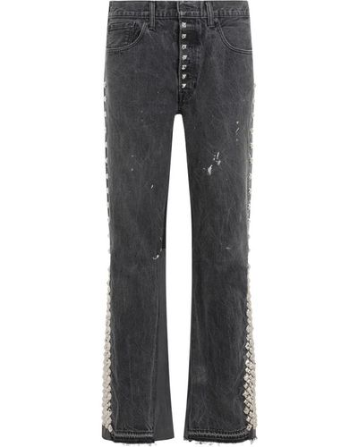 GALLERY DEPT. Studded flare jeans - Grau