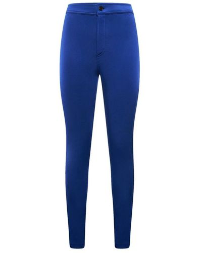 Saint Laurent Slim-Fit Trousers - Blue