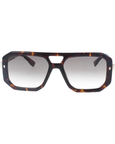 DSquared² Stylische sonnenbrille mit einzigartigem design - Schwarz