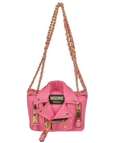 Moschino Stilvolle taschen kollektion - Pink