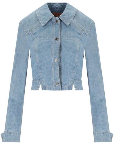 Stine Goya Jackets > denim jackets - Bleu