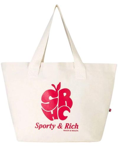 Sporty & Rich Borsa apple rosso naturale - Rosa