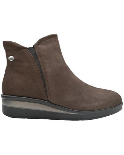Scholl Ankle Boots - Brown