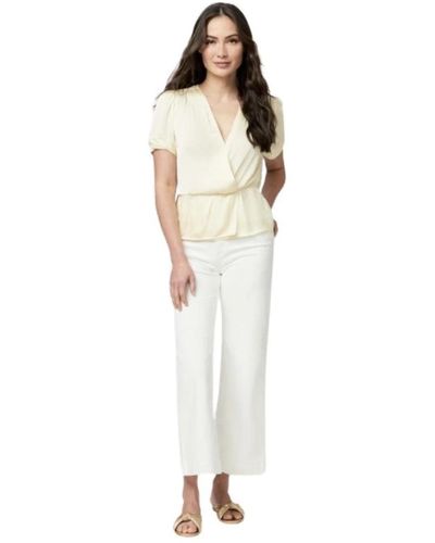 PAIGE Trousers > wide trousers - Blanc