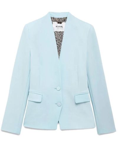 Blugirl Blumarine Giacca giacca blazer in cady - Blu