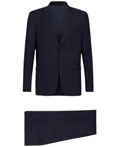 Dondup Single Breasted Suits - Blue