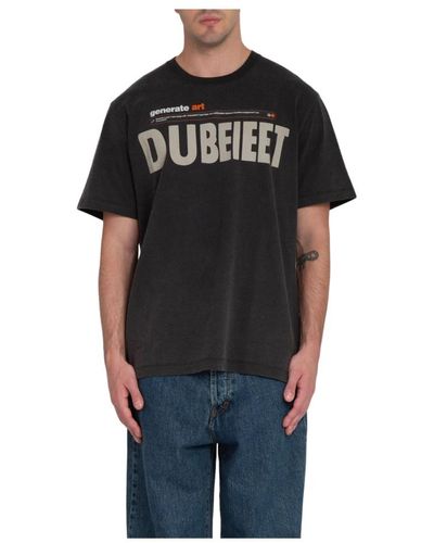 Doublet T-shirt con logo generato da ai - Nero