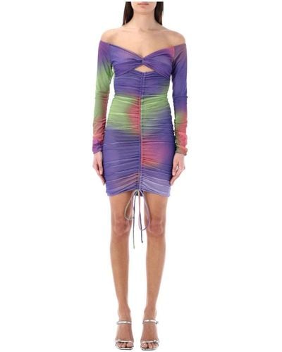 Emporio Armani Short Dresses - Purple