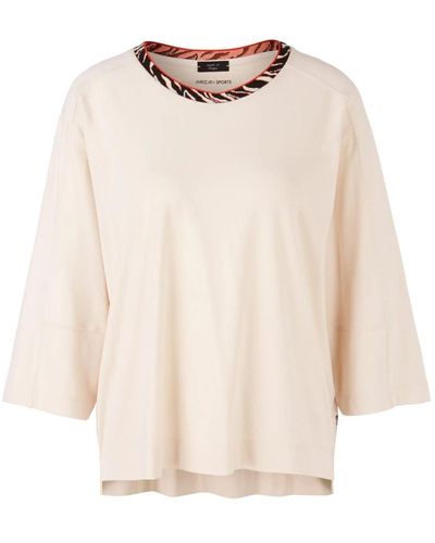 Marc Cain Round-Neck Knitwear - Natural