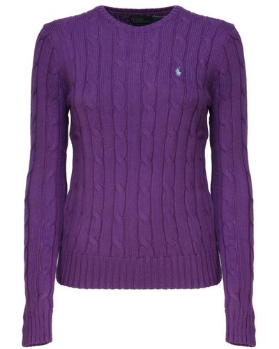 Polo Ralph Lauren Round-Neck Knitwear - Purple