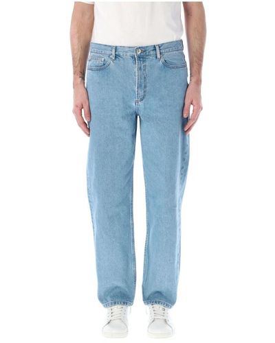 A.P.C. Hellblaue straight leg jeans