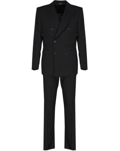 Dolce & Gabbana Single Breasted Suits - Black