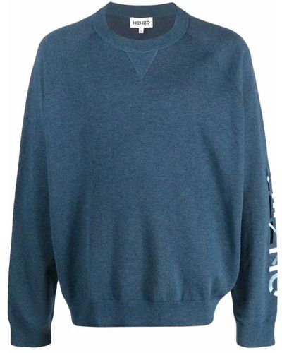 KENZO Logo sweater - Blu