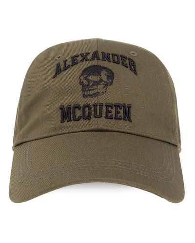 Alexander McQueen Baseballkappe - Grün