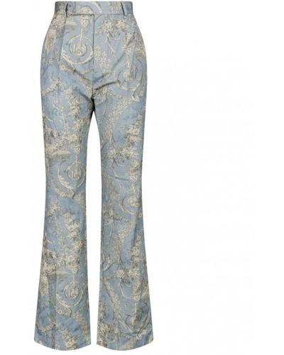 Vivienne Westwood Blaue und weiße schlaghose - Grau