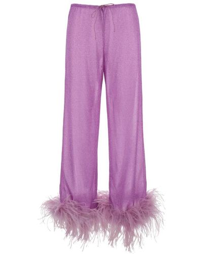 Oséree Wide Trousers - Purple