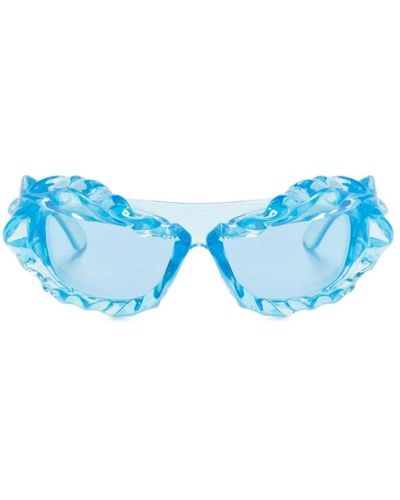OTTOLINGER Klare blaue quadratische sonnenbrille