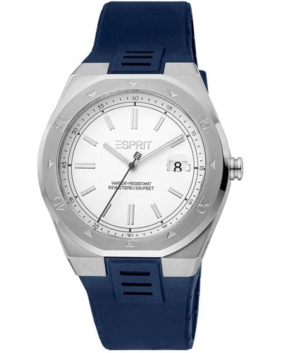 Esprit Orologio uomo argento - Blu