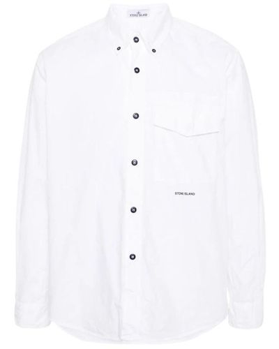 Stone Island Casual Shirts - White