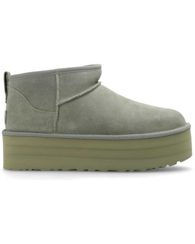 UGG Classici ultra mini platform stivali da neve - Verde