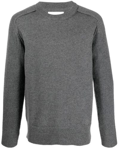 Jil Sander Round-Neck Knitwear - Grey
