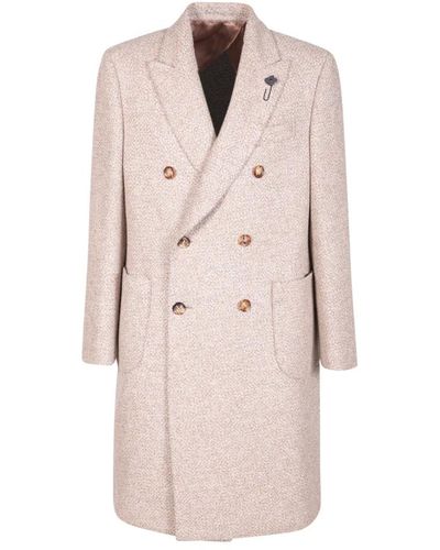 Lardini Coats > double-breasted coats - Neutre