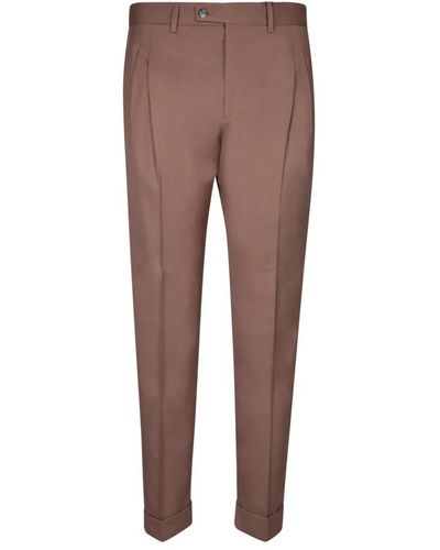 Dell'Oglio Trousers > suit trousers - Marron