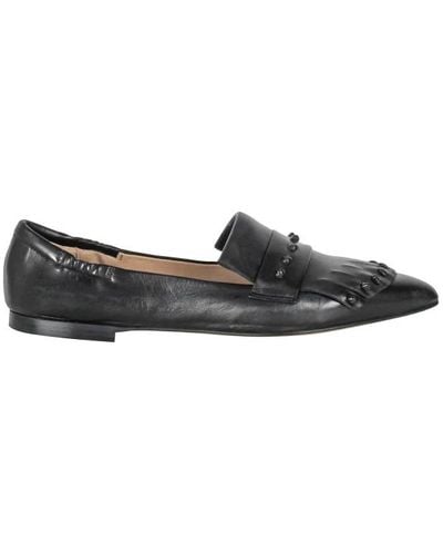 Pomme D'or Shoes > flats > loafers - Noir